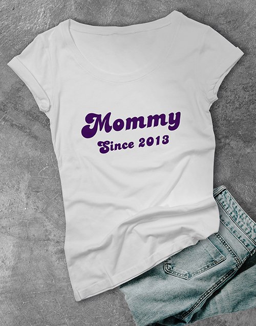 Personalised Mommy T Shirt