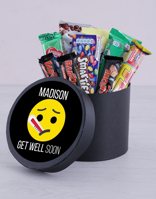 Personalised Get Well Soon Hat Box