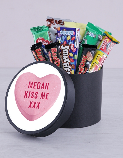 Personalised Kiss Me Hat Box