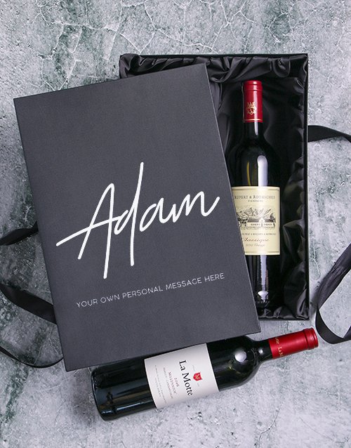 Personalised Wine Duo Giftbox