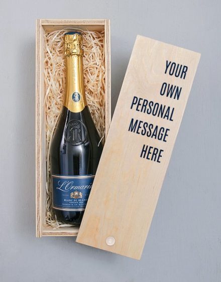 Message Printed Personalised Bubbly Personalised Crate