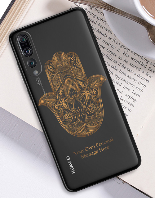 mothers-day Personalised Hamsa Huawei Cover