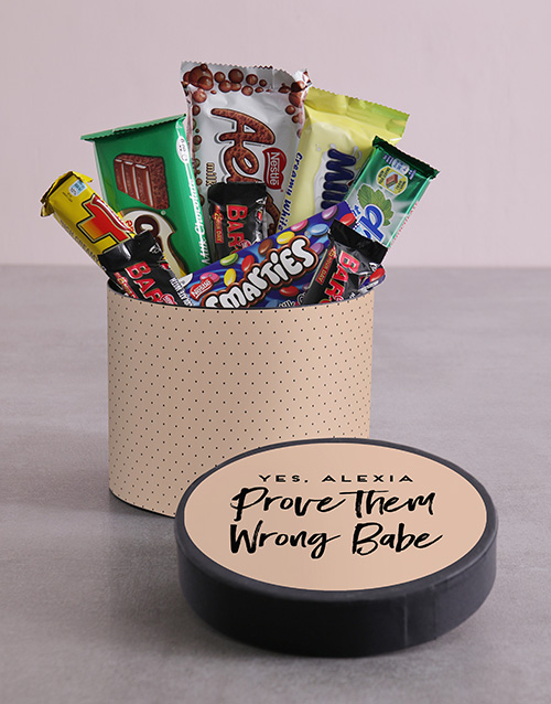 Personalised Babe Hat Box with Treats