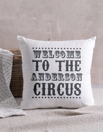 Family Circus Personalised Scatter Cushion