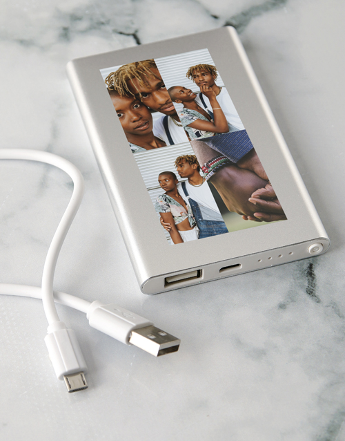 mothers-day Personalised Photo Grid Power Bank