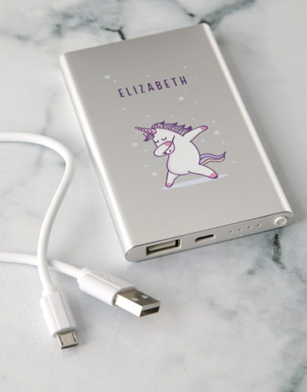 mothers-day Personalised Unicorn Power Bank
