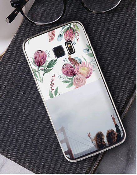 mothers-day Personalised Protea Photo Samsung Cover