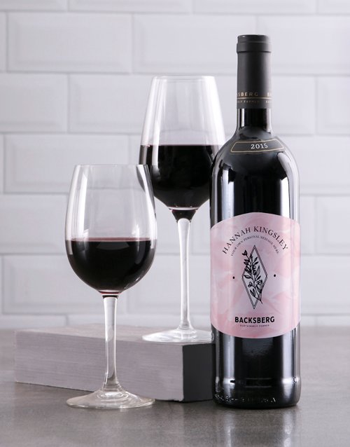Graceful Backsberg Personalised Wine