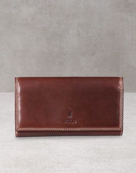 mothers-day Polo Kenya Brown Pocket Wallet Gift