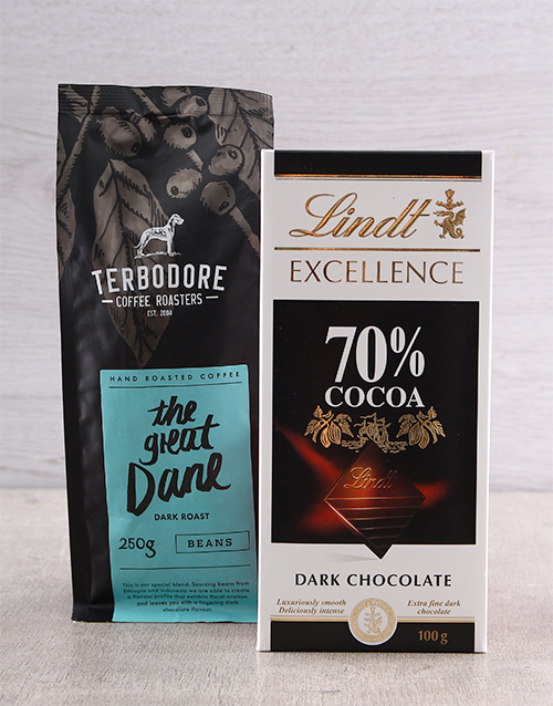 mothers-day Great Dane Coffee Bean and Lindt Duo