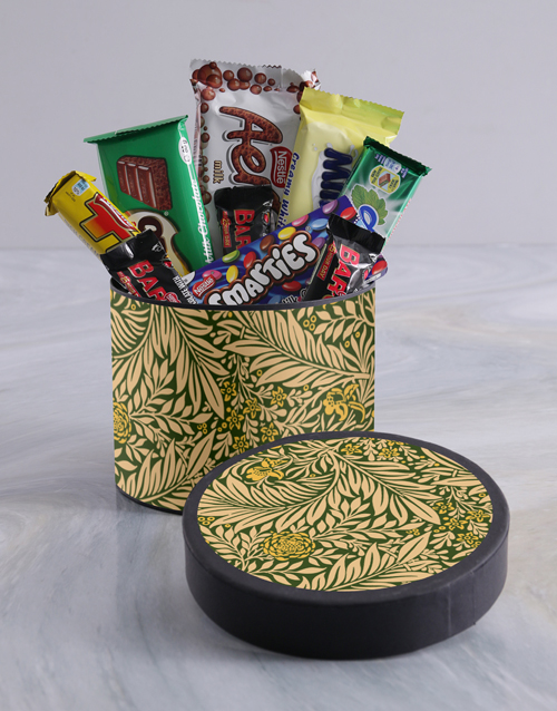 mothers-day Antique Style Floral Wrap Choc Hat Box