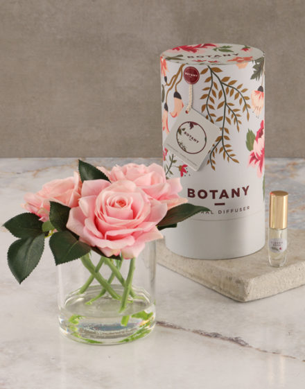 mothers-day Botany Large Pink Silk Rose Diffuser