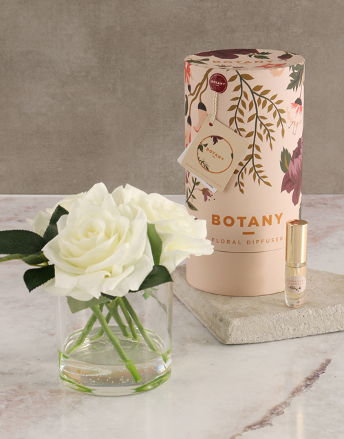 mothers-day Botany Large Cream Silk Rose Diffuser