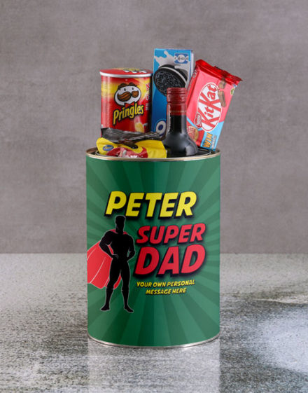 fathers-day Personalised Superhero Father Bro Bucket