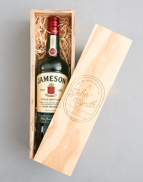 fathers-day Personalised Vintage Jameson Crate