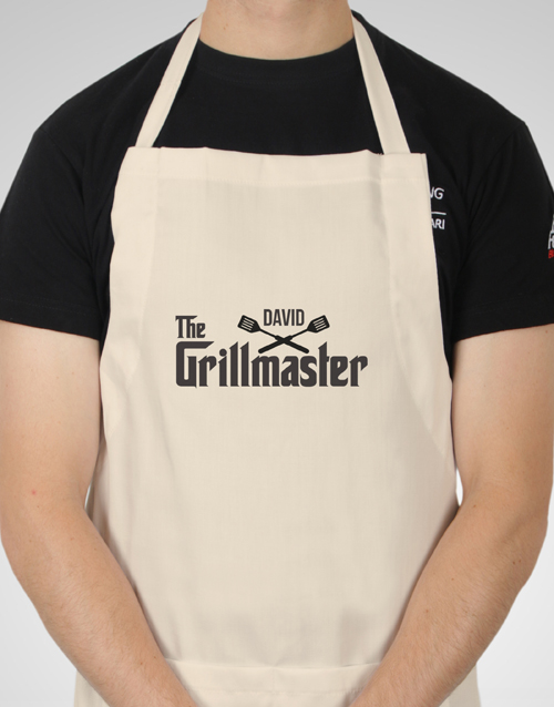 fathers-day Personalised Grillmaster Apron
