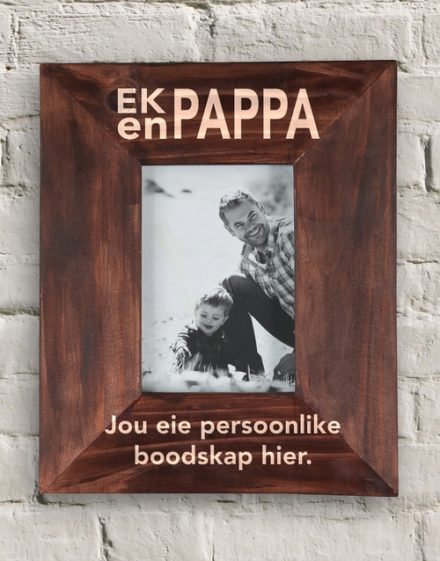 fathers-day Personalised Ek En Pappa Frame