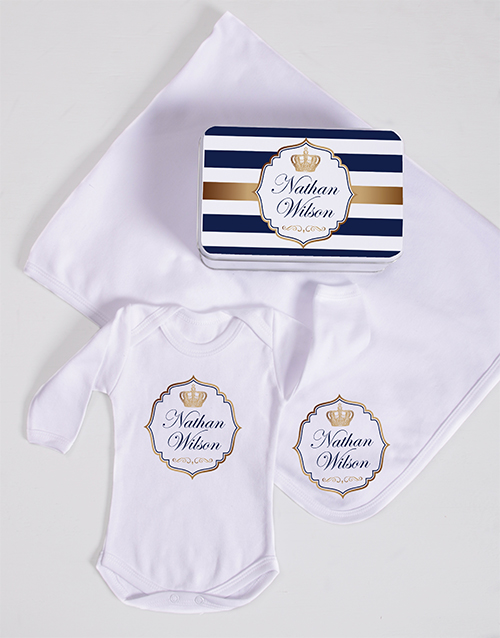 baby Personalised Prince Spoils Gift