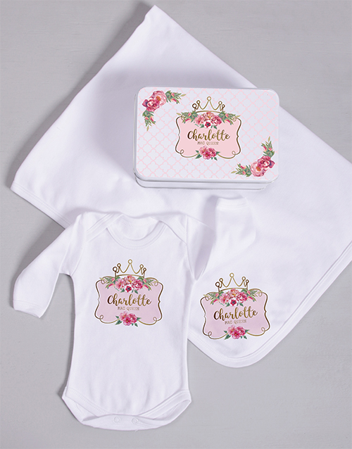 baby Personalised Princess Spoils Gift