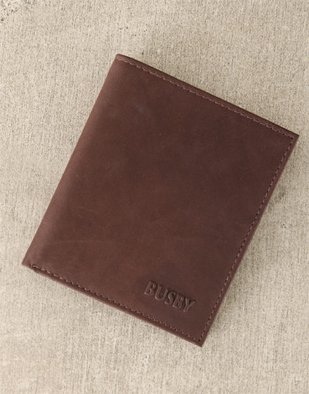 fathers-day Personalised Brown Busby Gents Wallet