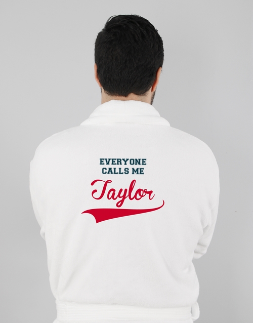fathers-day Personalised Everyone Calls Me Gown