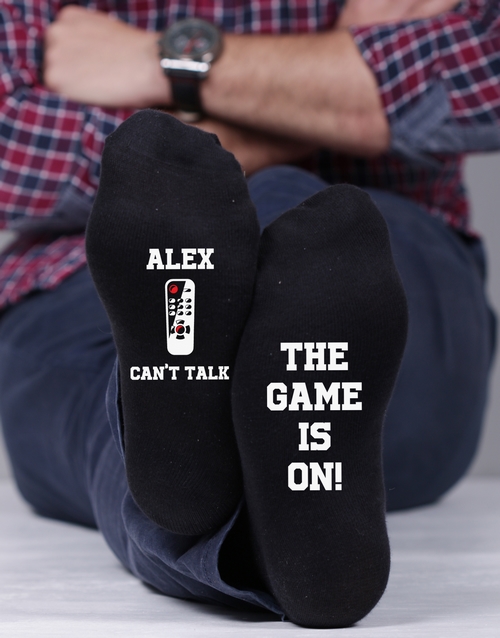 fathers-day Personalised Game Socks