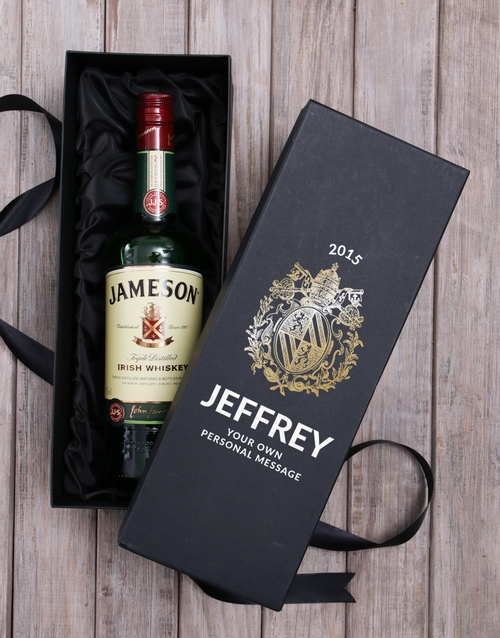 fathers-day Personalised Jameson Whiskey Box