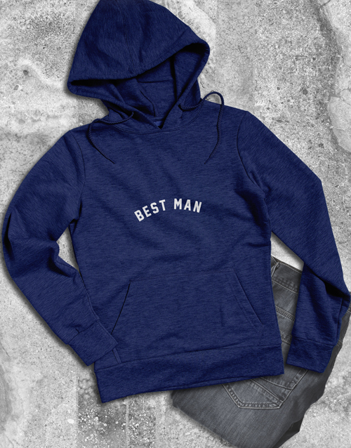 Personalised Text Navy Hoodie fathers-day Personalised Text Navy Hoodie