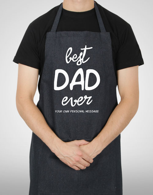 fathers-day Personalised Best Dad Apron