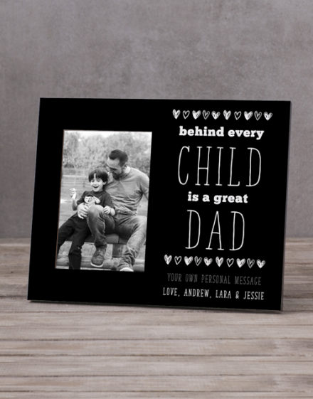 fathers-day Personalised Behind Every Child Photo Frame
