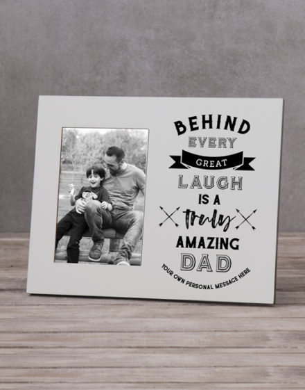 fathers-day Personalised Truly Amazing Dad Photo Frame