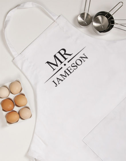 fathers-day Personalised Mr Apron