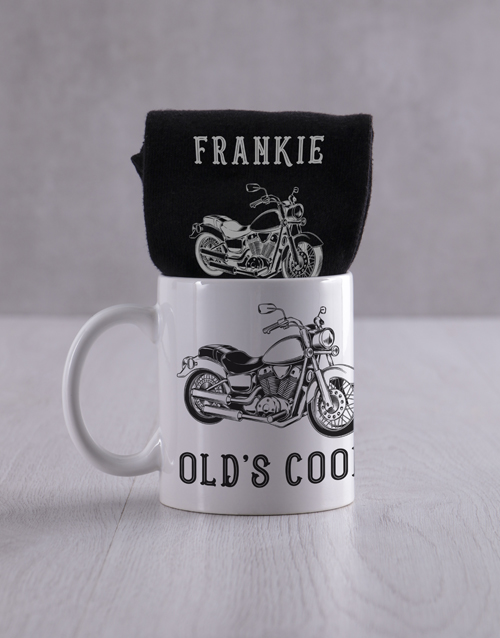 fathers-day Personalised Old Is Cool Socks And Mug