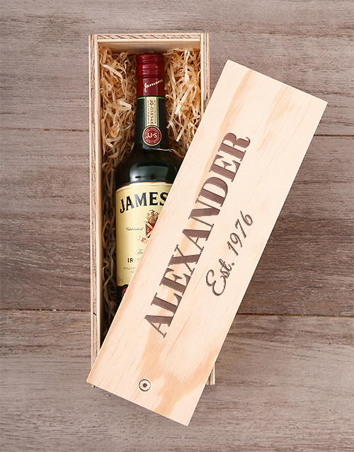fathers-day Personalised Jameson Crate