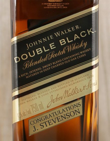 fathers-day Personalised Johnnie Walker Double Black