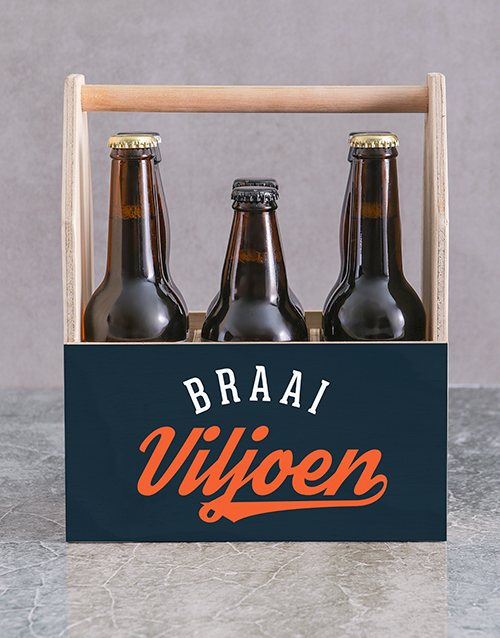 fathers-day Personalised Braai Legend Man Crate