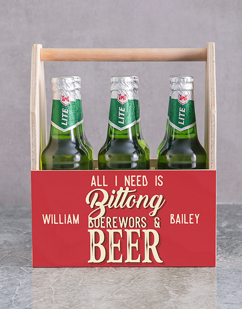 fathers-day Personalised All I Need Man Crate