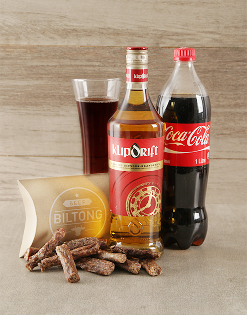 fathers-day Klipdrift Coke and Biltong Hamper