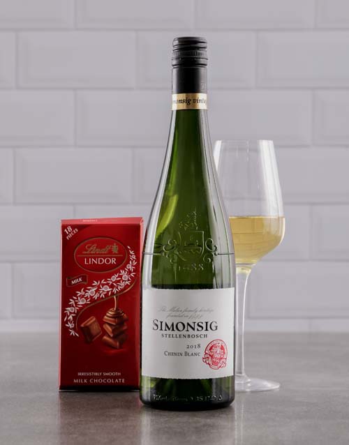 fathers-day Simonsig Chenin Blanc and Lindt Gift