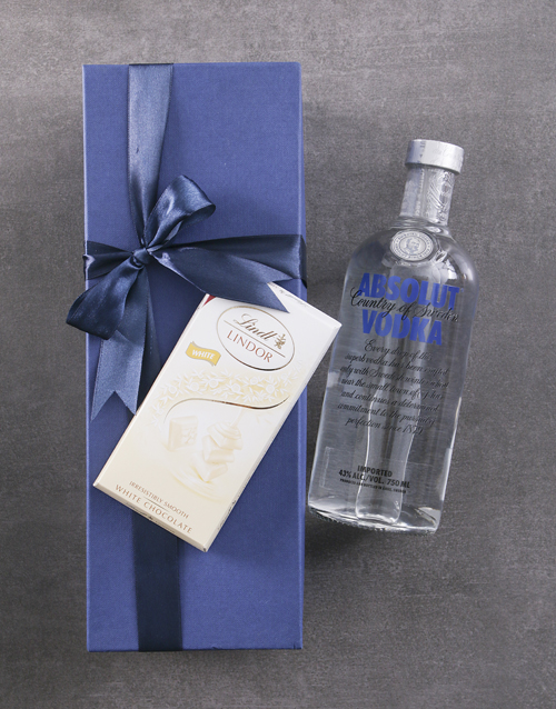 fathers-day Blue Box of Absolut Vodka