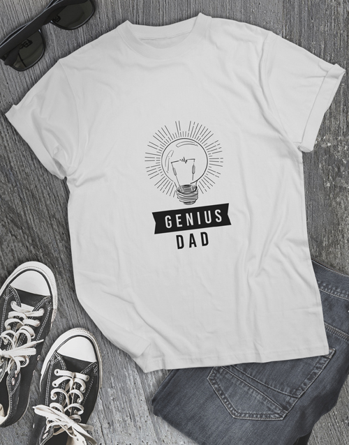 fathers-day Genius Dad T Shirt