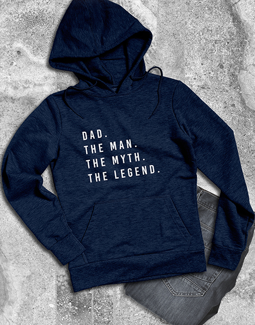Dad The Legend Hoodie fathers-day Dad The Legend Hoodie