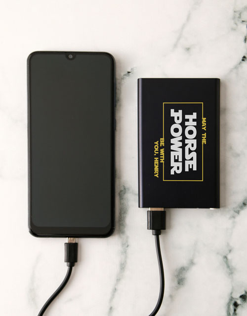 birthday Personalised Force Black Powerbank