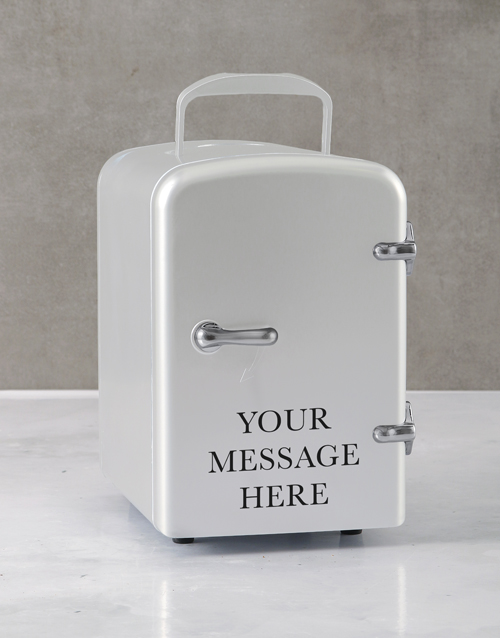 birthday Personalised Message White Desk Fridge