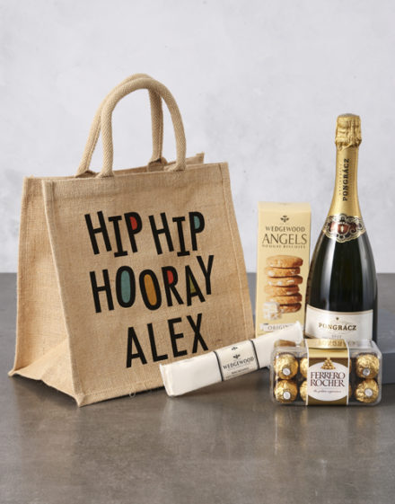 birthday Personalised Birthday Hessian Bag