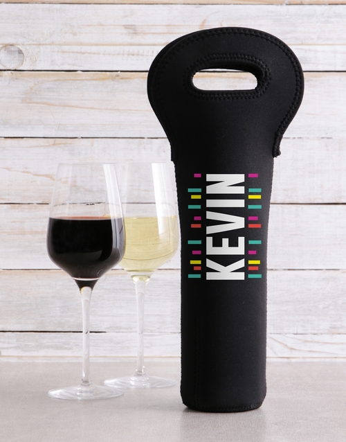 birthday Personalised Surname Wine Carrier