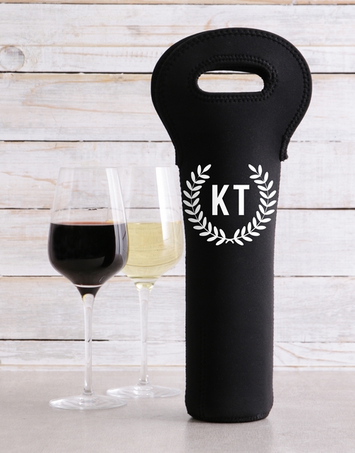 birthday Personalised Monogram Wine Carrier