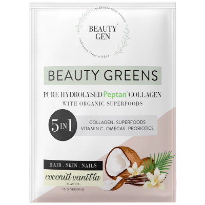 Beauty Gen Pure Hydrolised Peptan Collagen Sachet - Vanilla