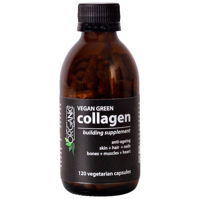 Organic Health Solutions Vegan Green Collagen Building Supplement - 120 Vegecaps