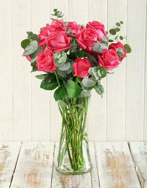 roses Pink Romance Arrangement